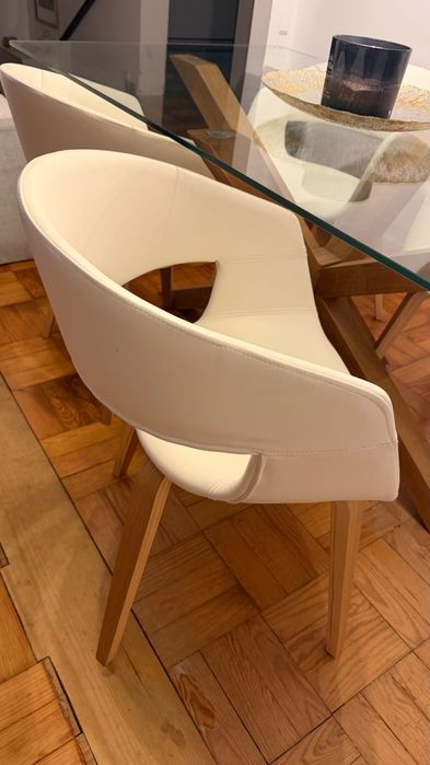 Conjunto de mesa de jantar + cadeiras