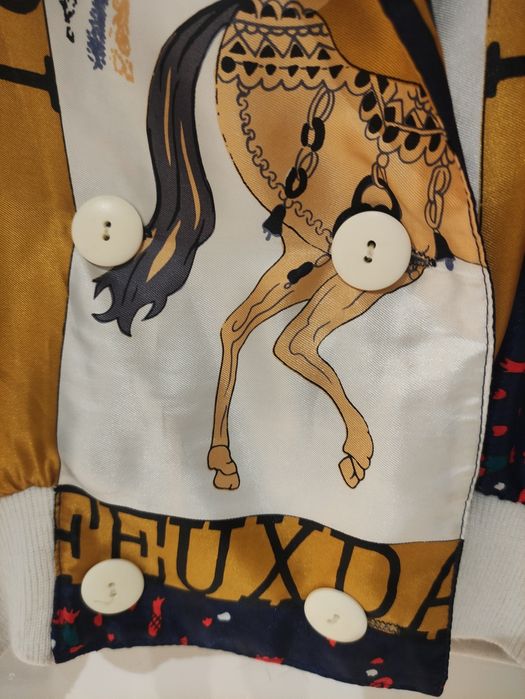 Kurtka damska Hermes Paris 1991 vintage