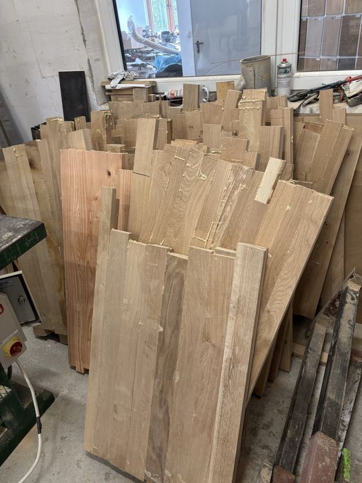 Dąb rustikal blaty stolik schody