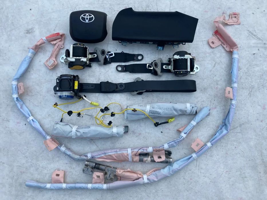 TOYOTA HILUX COROLLA E21 C-HR bZX4 MIRAI RAV4 CAMRY LAND CRUISER  PROACE CROSS AIRBAG SRS AIR BAG KURTYNA KURTYNY PODUSZKA FOTELOWA NAPRAWA REGENERACJA DESKA KONSOLA FOTELA W FOTEL Raz2 PAS PASY USA EU KANADA