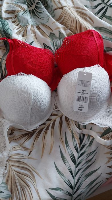 Esotiq biustonosz 70e zestaw nowe