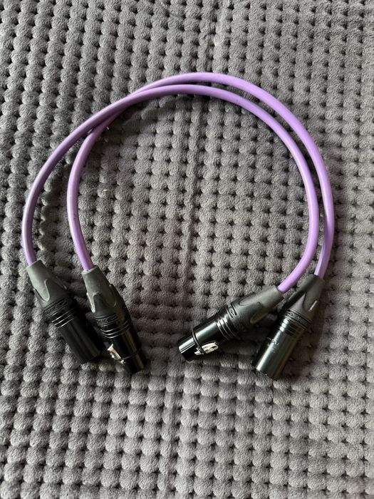 Melodika MD2X05 Kabel 2xXLR - 2xXLR Purple Rain - 0,5m