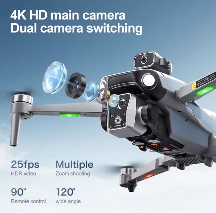Drone Inteligente K19 MAX | 4K HD + GPS + Longa Distância