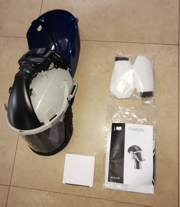 Maska pełnotwarzowa Respirator oczyszczający powietrze PureFlo Purelit