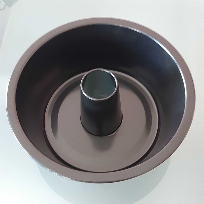 NOVA Forma Redonda Furo Metal 23cm Preta