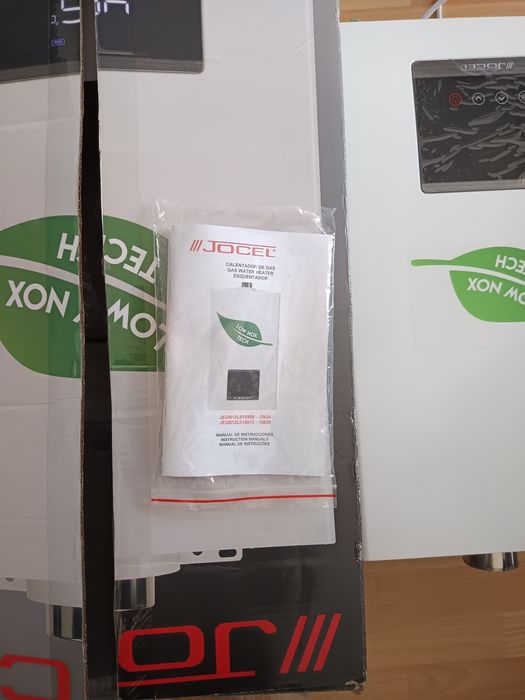 Esquentador ventilado a gás natural