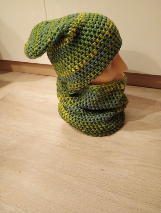 Komplet handmade szydełko