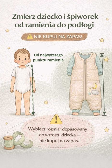 Śpiworek z nogawkami -SKARPETY- 1,5 tog rozmiar 68-80 wzór- Łabądki