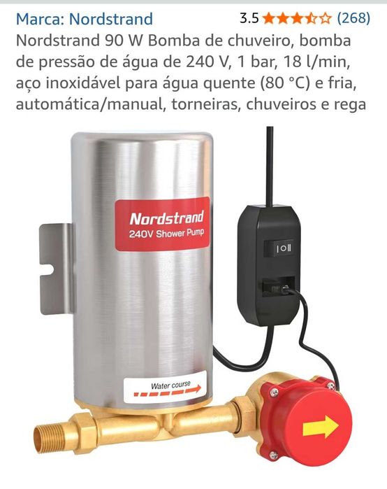 Bomba pressão agua