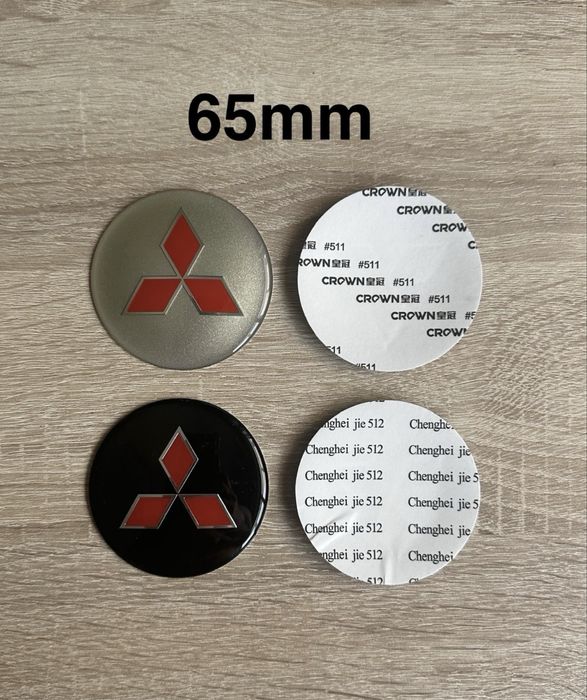 Conjunto 4 Centros Tampas Jantes Mitsubishi 56mm 60mm 65mm 68mm 75mm