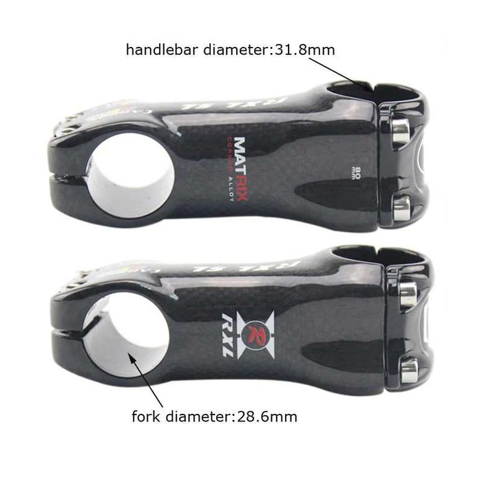 Wspornik rowerowy, RXL SL mostek węglowy