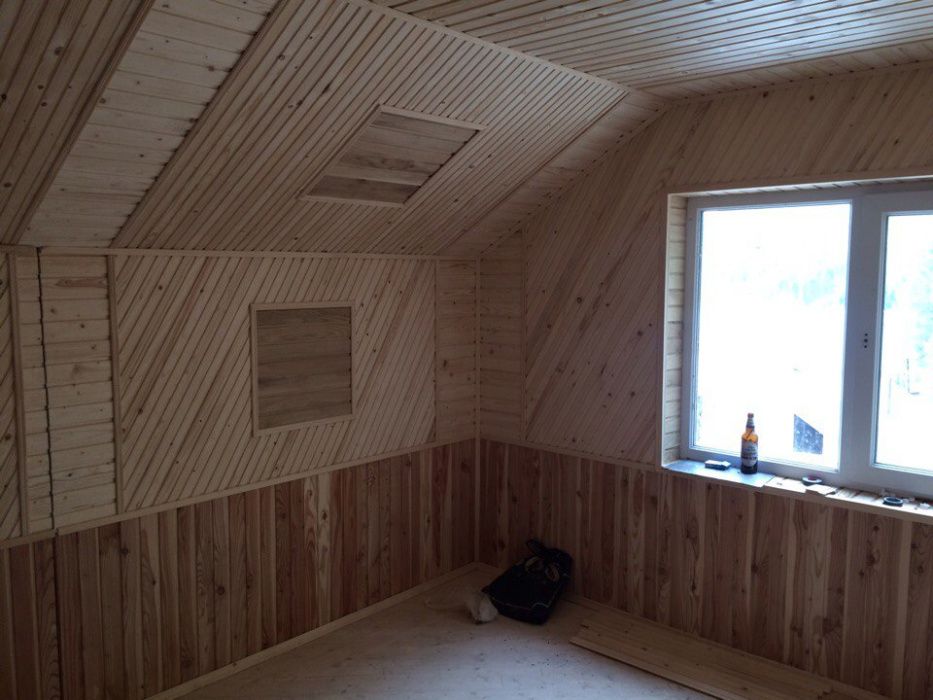 Дерев'яна вагонка Деревянная Смерека Липа