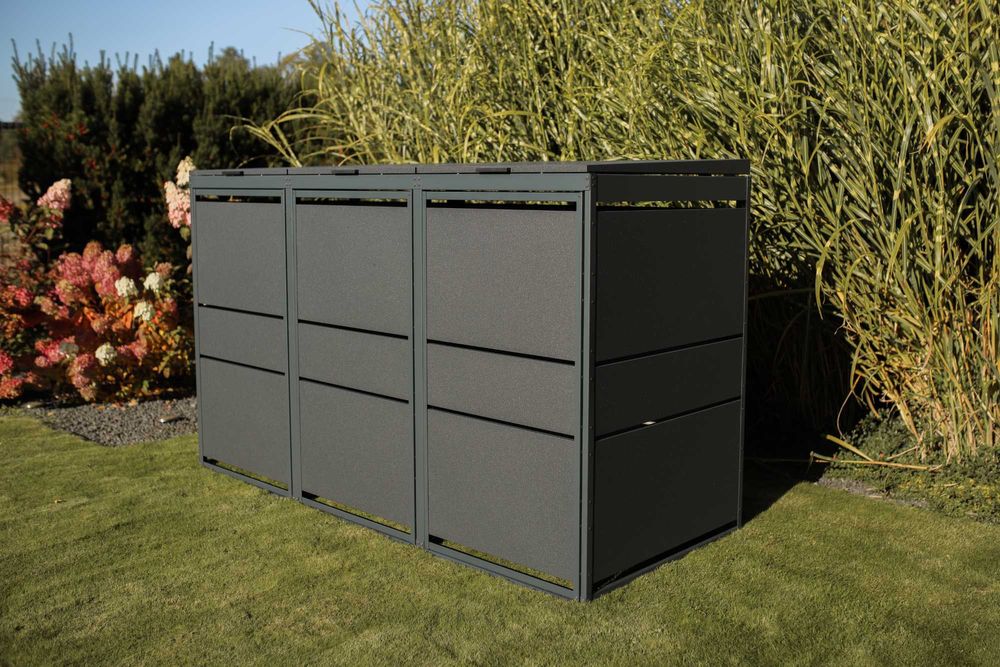 Zabudowy koszy na śmieci Obudowy na kosze Top Box 4x120L premium