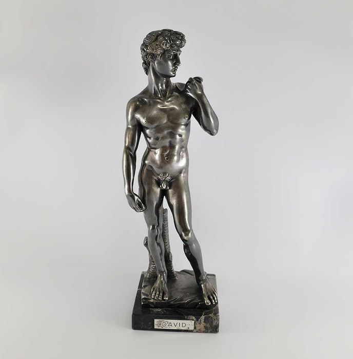 Rzeźba autorska - DAVID - srebro próba 925