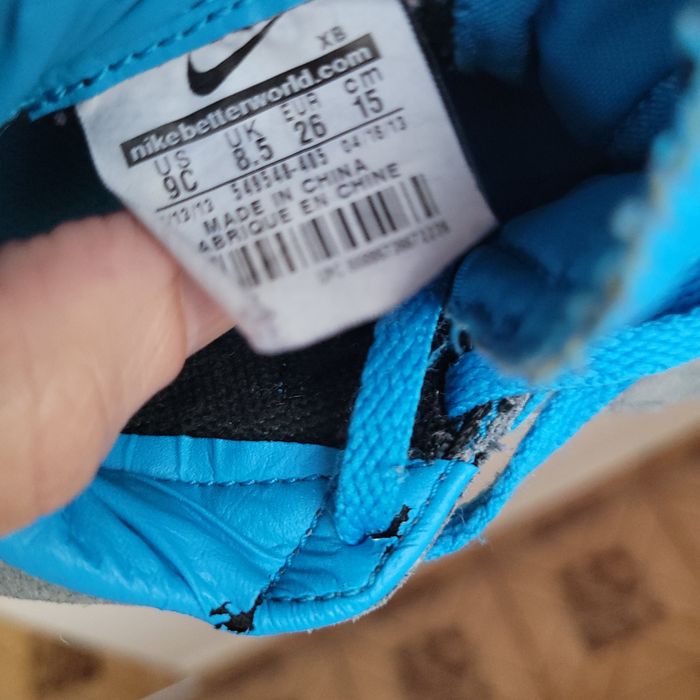 Високі замшеві кеди Nike Blazer розмір 26 (устілка 15-15.5 см) хайтопи хлопчику