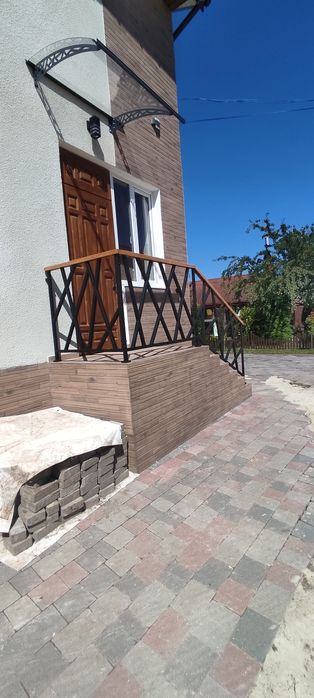 Перила на сходи металеві