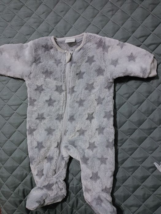 Дитячий теплий чоловічок на блискавці для дівчинки Next сріблястий