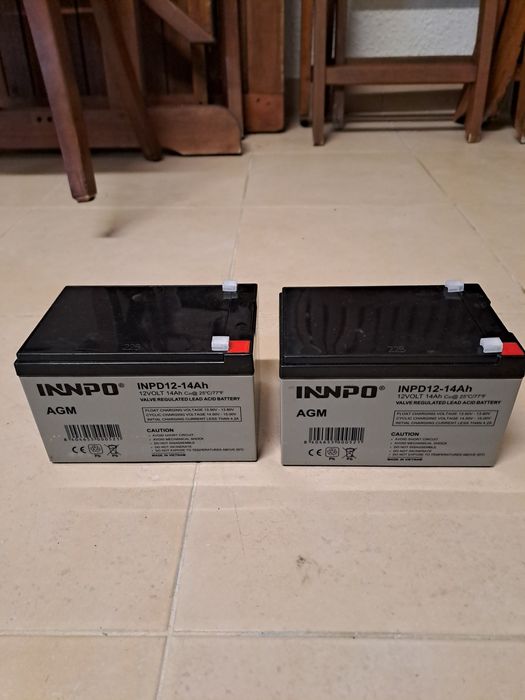Bateria 24v - 2 unidades novas