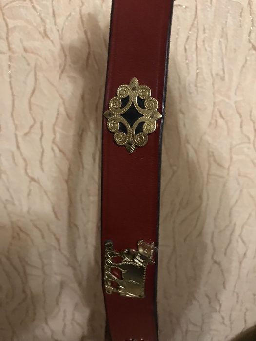 Вінтажний шкіряний ремінь