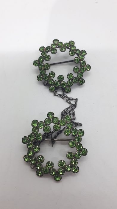 Брошь серебро 875пр. ХЮЗ, Шатлен.