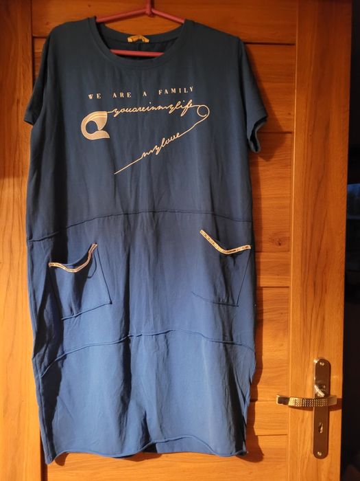 Sukienka damska XL niebieska