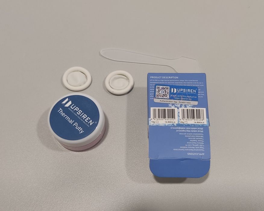 Pasta massa térmica moldável thermal putty Upsiren