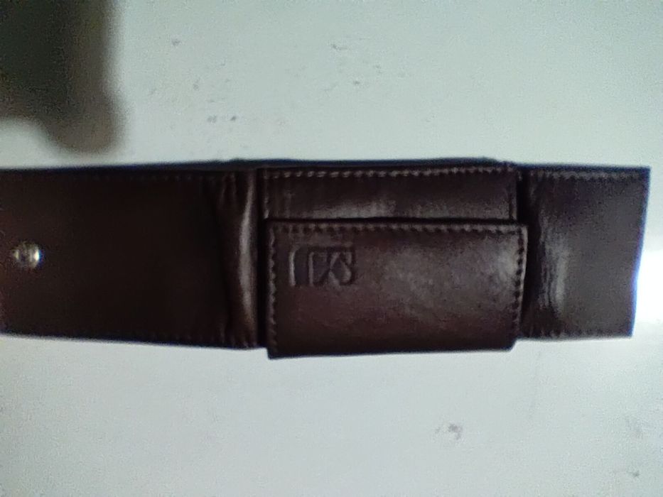 Mini portfel skórzany
