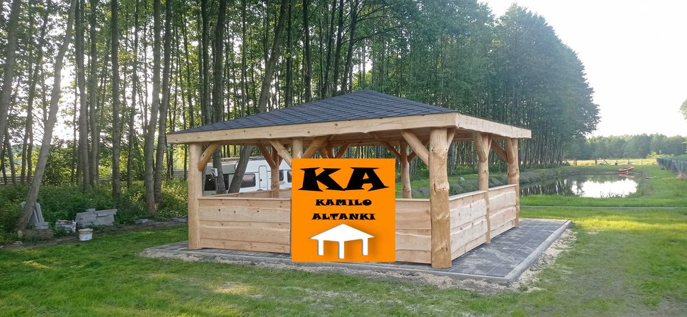 Altanka, Altana, Altanki, Altany na grubym balu ogrodowe