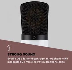 Mikrofon Pojemnościowy MIC-920 USB AUNA PRO biały - NOWY GWARANCJA !