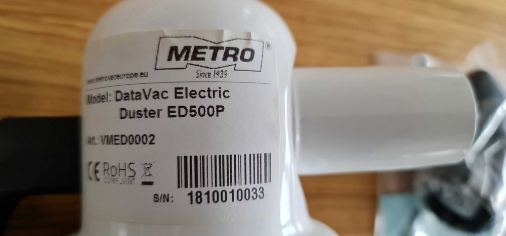 Dmuchawa elektryczna Metrovac Datavac ED500