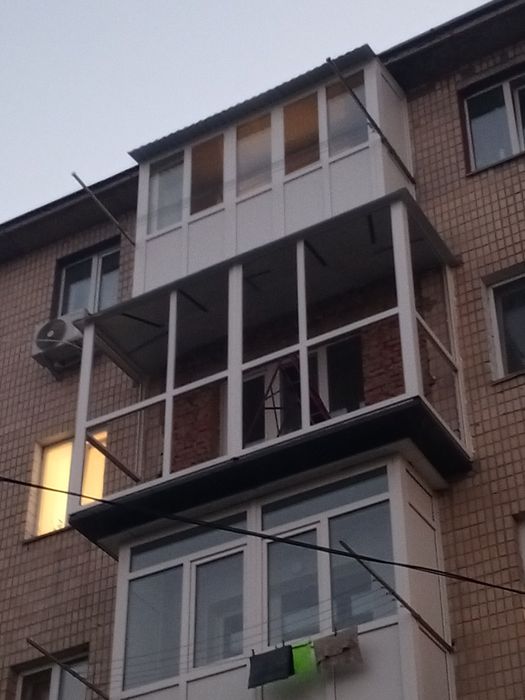 Балкон под ключ.Розшырение бакона