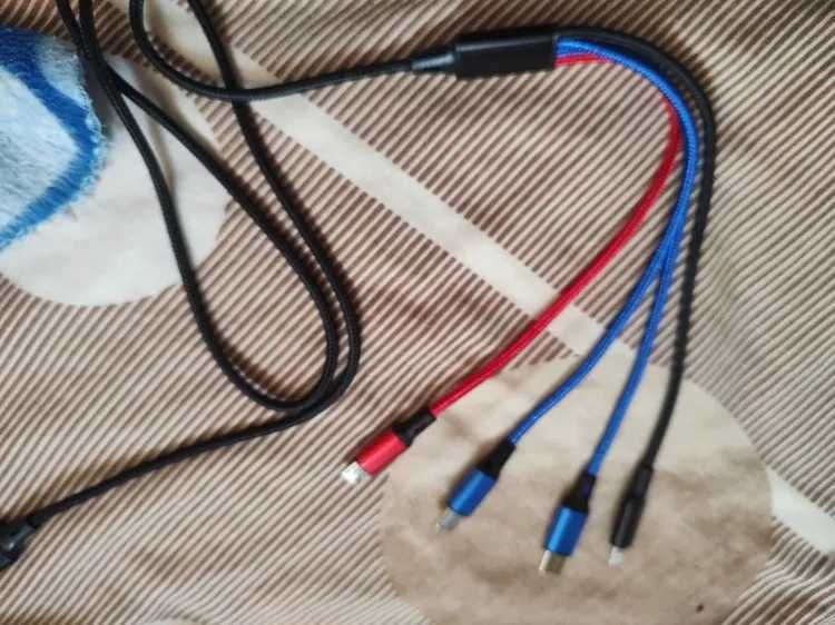 Універсальний зарядний кабель до телефону  4 в 1