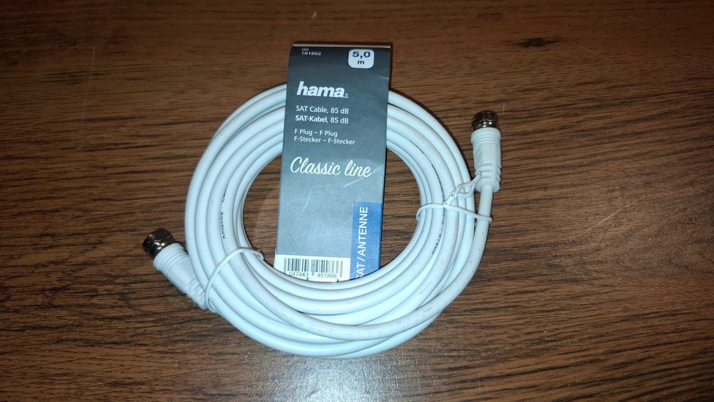 Kabel Antenowy - HAMA - 5 metrów