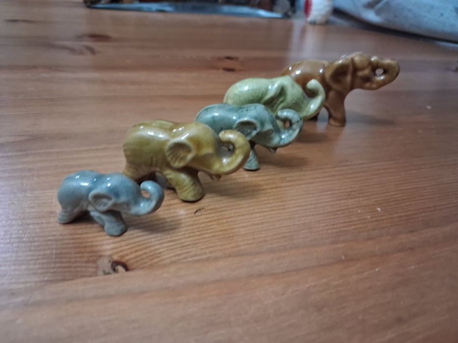 Ceramiczne słoniki