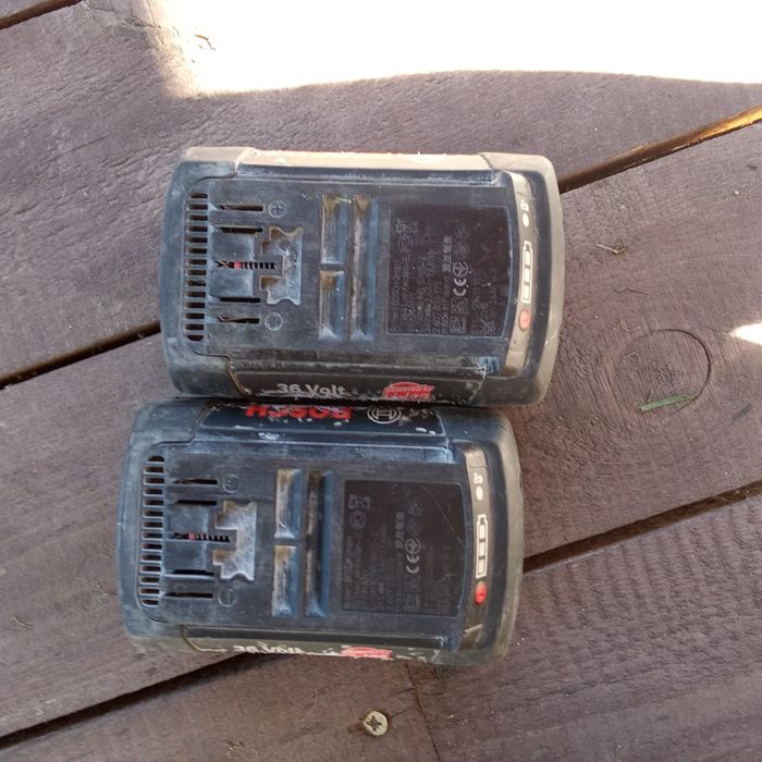 Akumulator, 2 szt. bosch 36 v do regeneracji