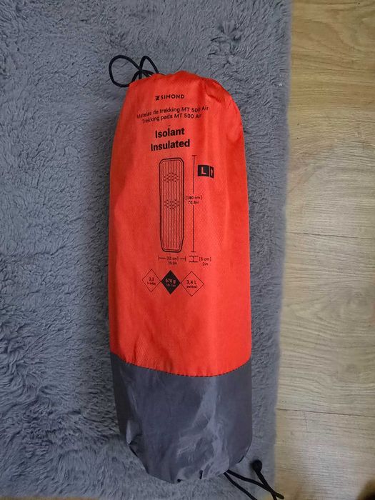Materac dmuchany trekkingowy Simond MT500 L, 180 x 52 cm