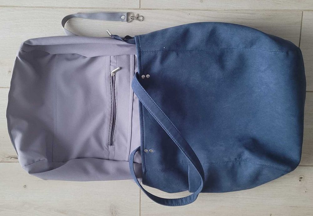 Duża torba Mana model - Diva kolor - jeans