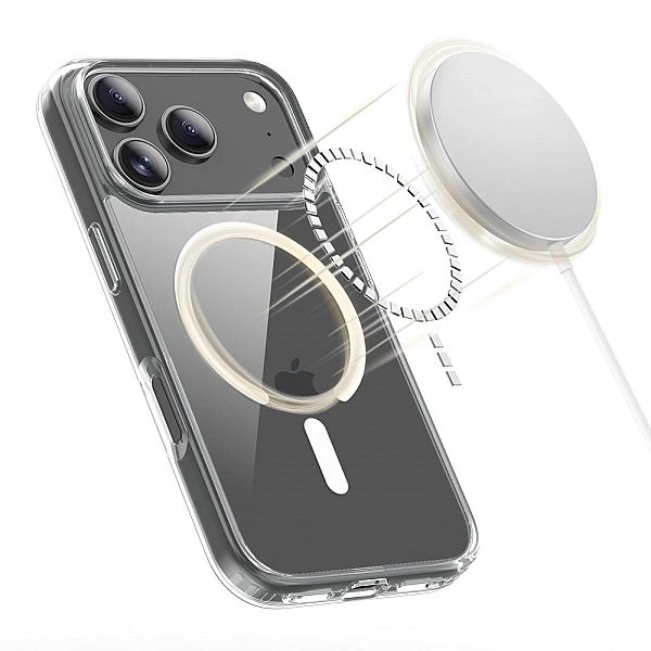 Etui Tech-Protect FlexAir Hybrid MagSafe na iPhone 17 Pro - przezroczy