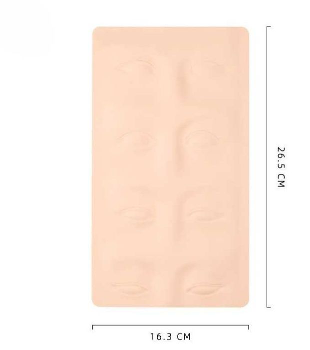 Килимок для тренування тату і перманенту. Штучна шкіра