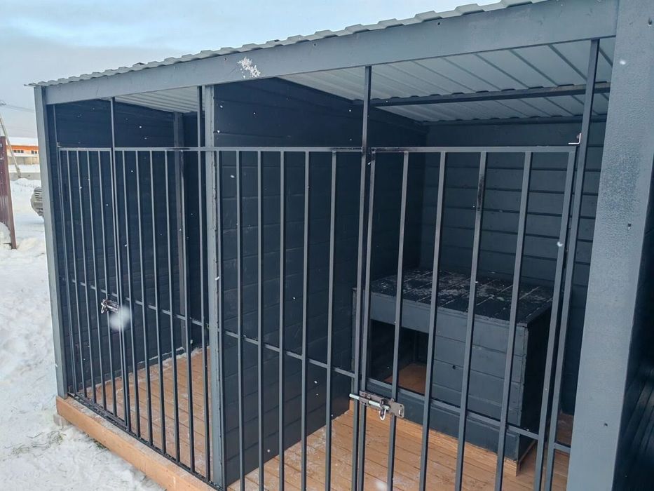 Вольер для собак,двойной 3*2 метра. Доставка,монтаж.