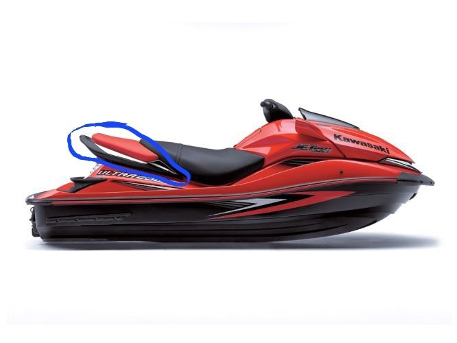 Molde baquet competição kawasaki ultra 250x