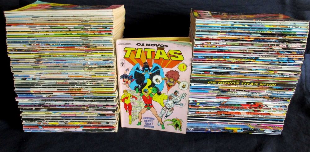 Livros BD Os Novos Titãs Abril DC Comics
