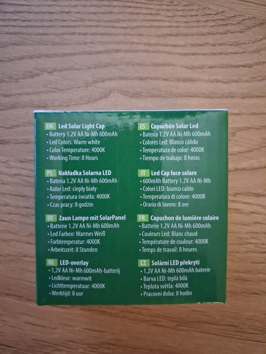 Lampka solarna na słupek 60x60 2szt.