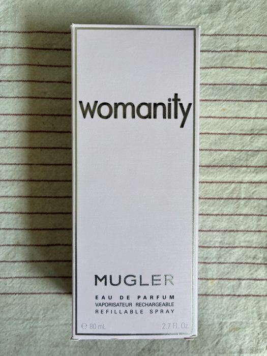 Womanity mugler perfumy 80 ml oryginal - 65 ml obecnie