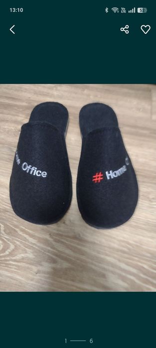 Kapcie filcowe ręcznie robione rozmiar 44