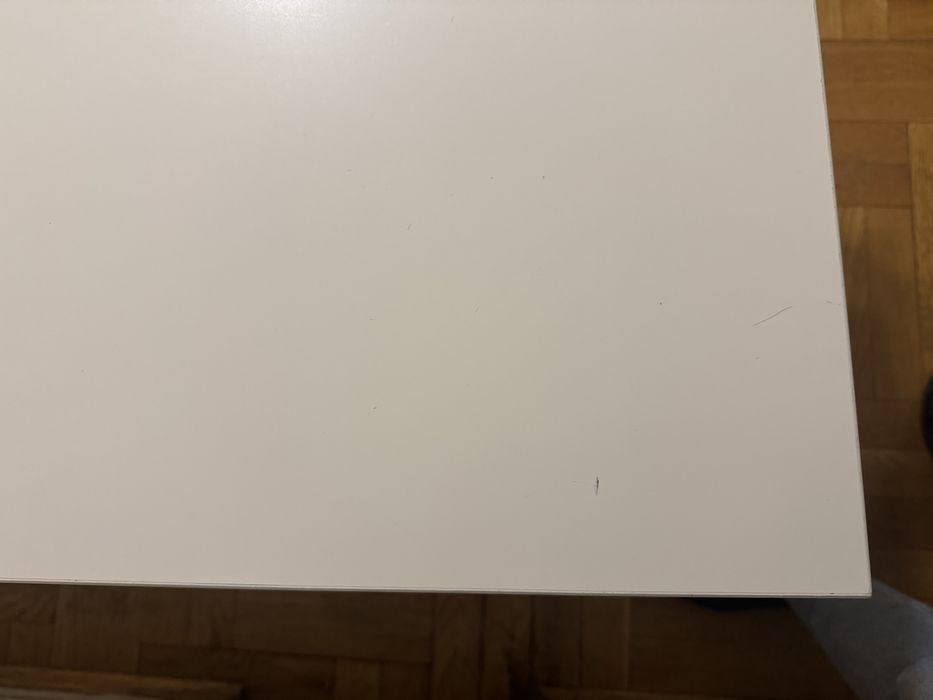 Stol bialy ikea rosentorp