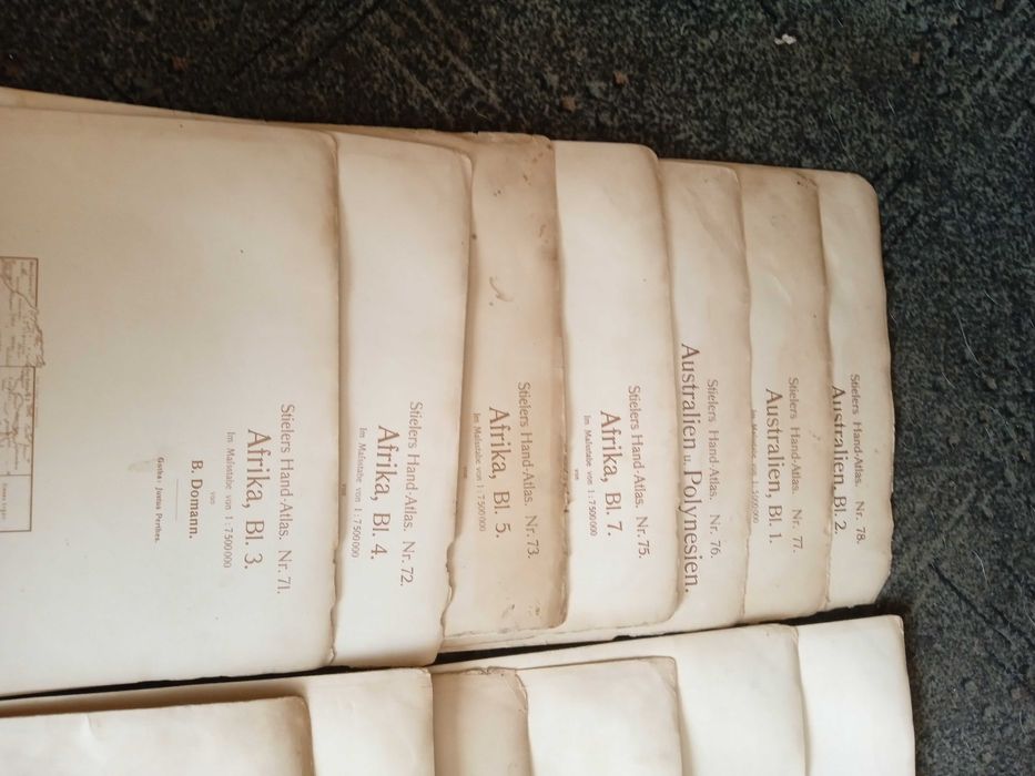 Niemieckie mapy z atlasu