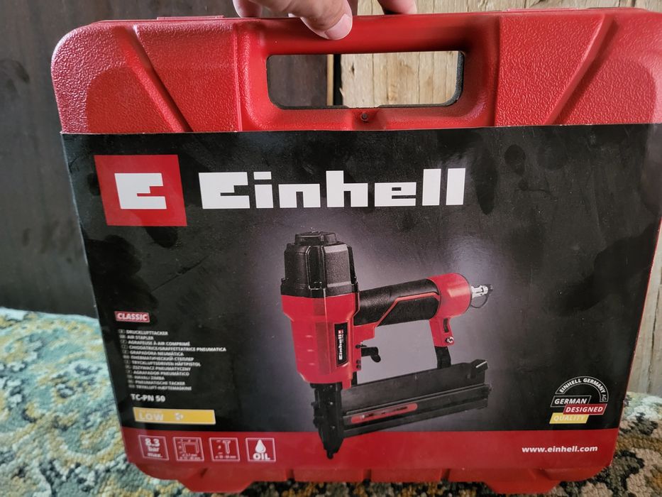 Agrafador / pregador pneumatico Einhell