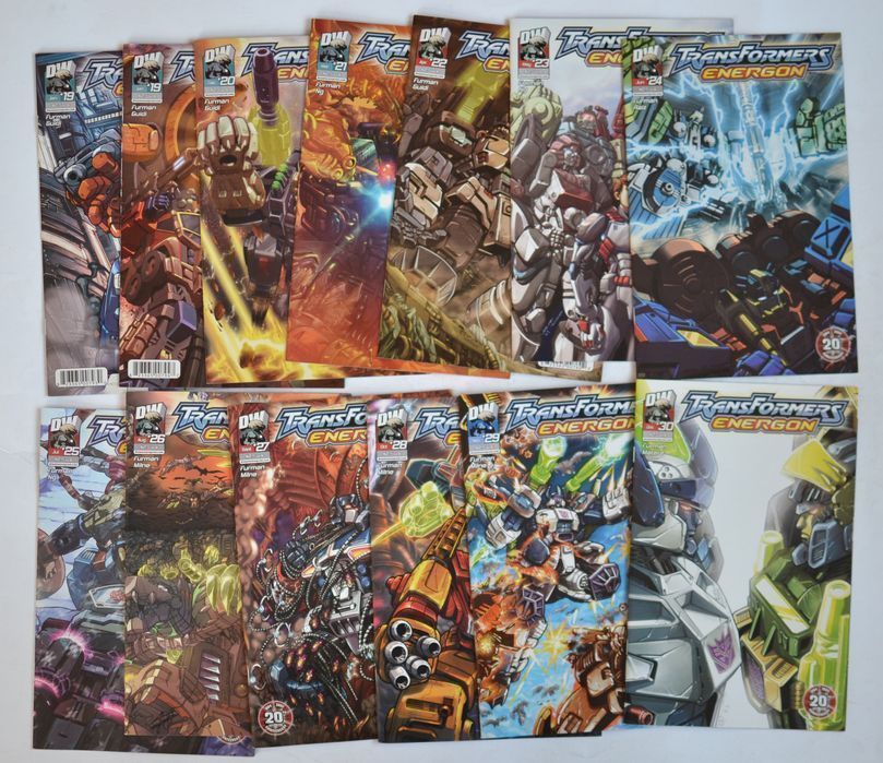 Transformers Energon DW 2004 Komiksy Zestaw