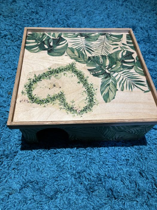 Domek trzykomorowy dla chomika, myszy